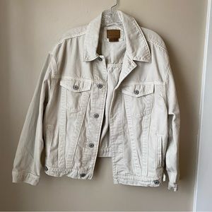 AE White Denim Jacket